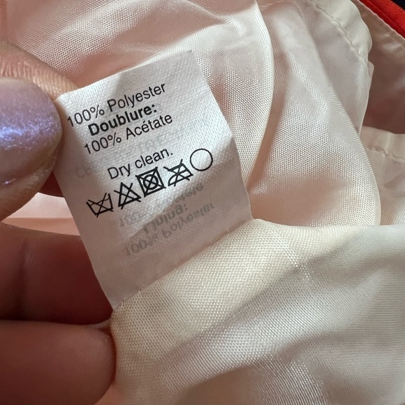 J. Crew orange white striped dress sleeveless size 2 spring 2013 blouson - Picture 8 of 8